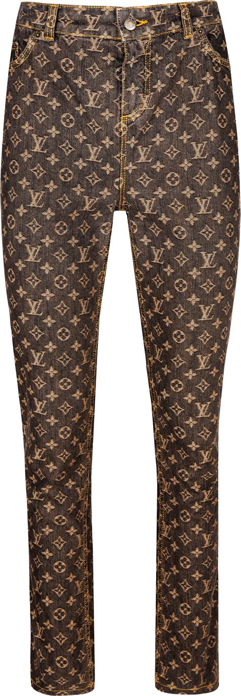 louis vuitton leather pants|louis vuitton denim pants.